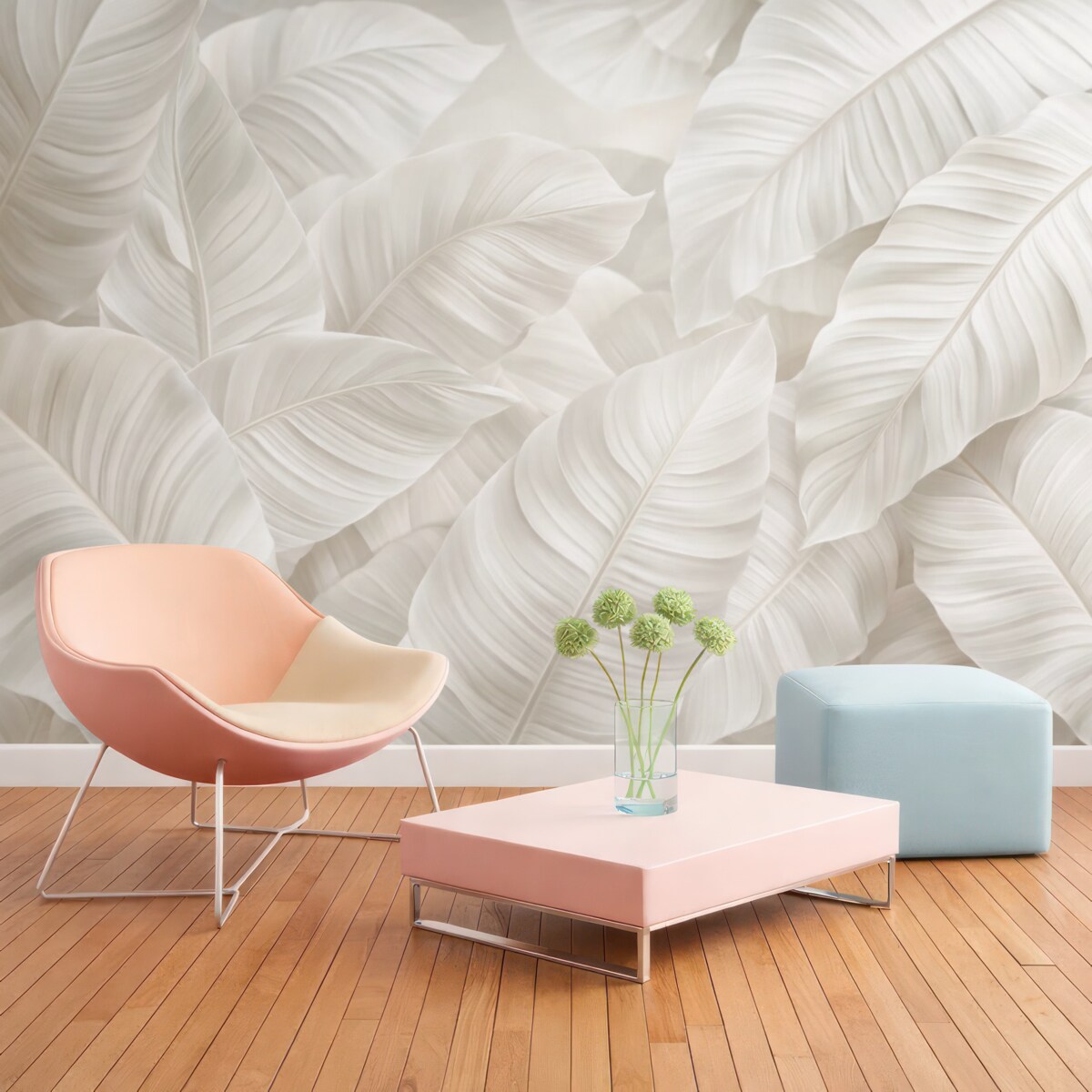 Fototapeta Wielkie, subtelne liście.