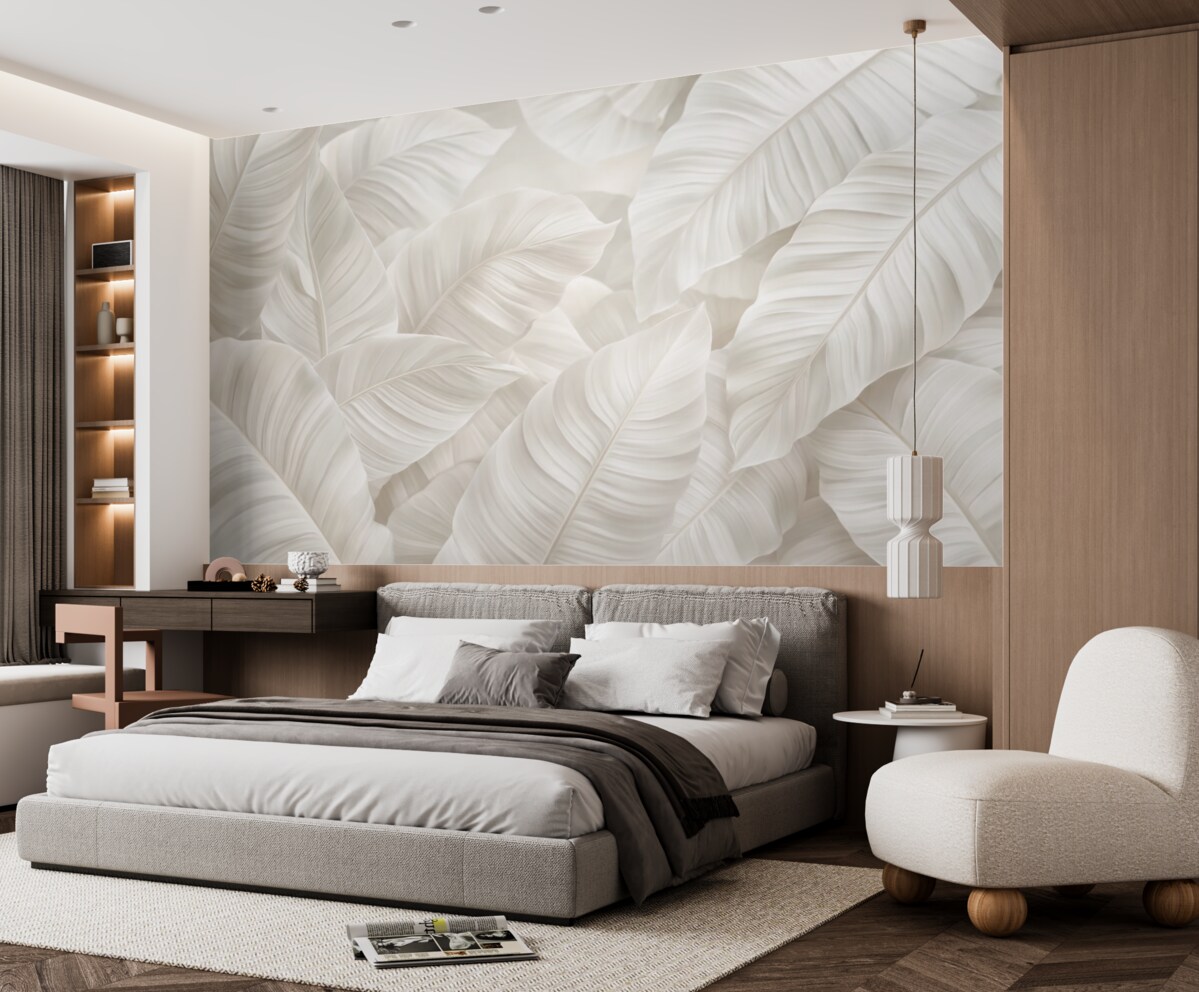 Fototapeta Wielkie, subtelne liście.