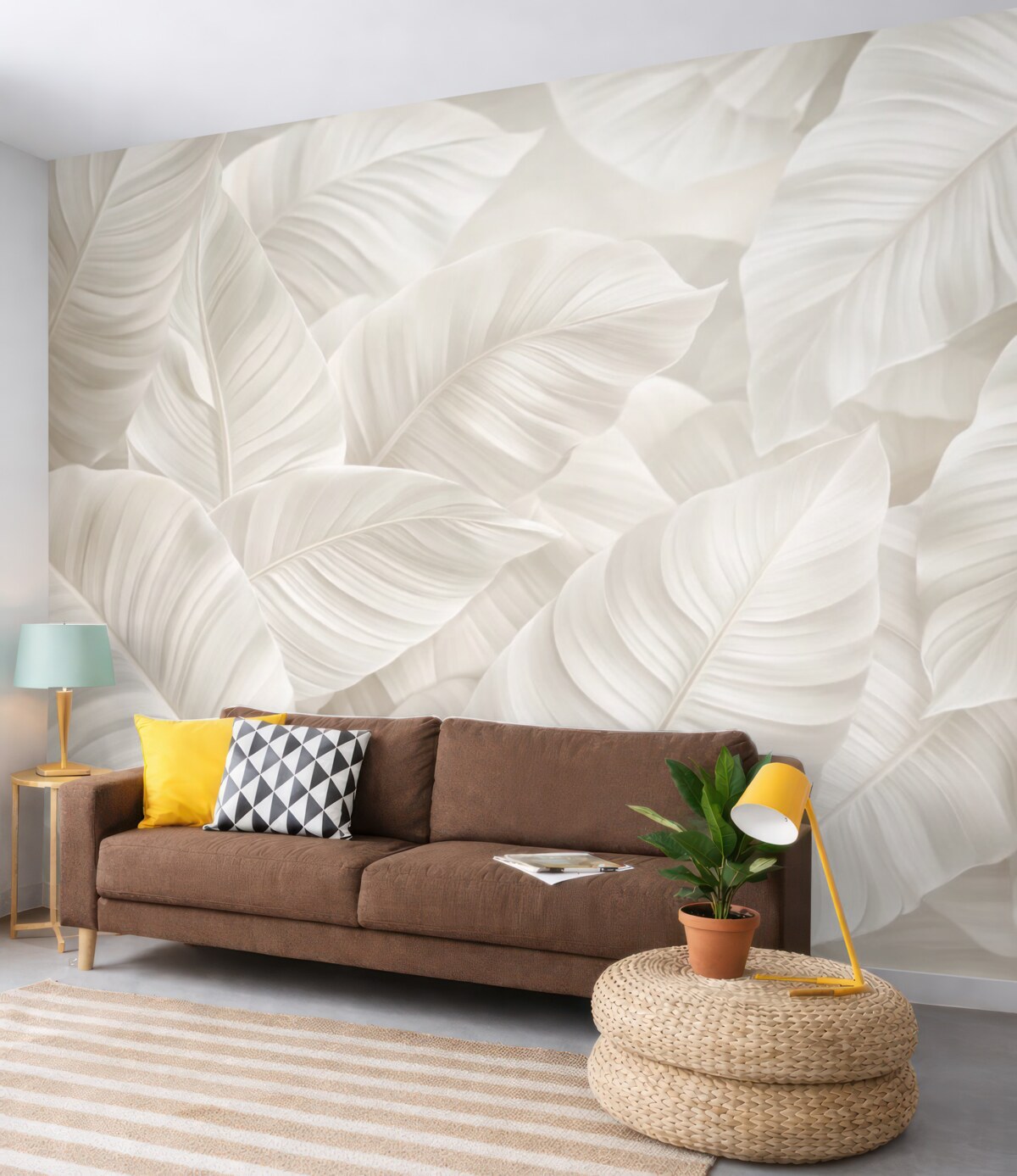 Fototapeta Wielkie, subtelne liście.