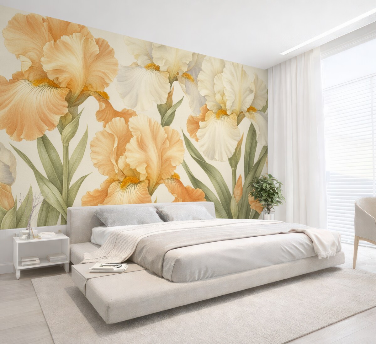 Fototapeta Irysy w delikatnych odcieniach.