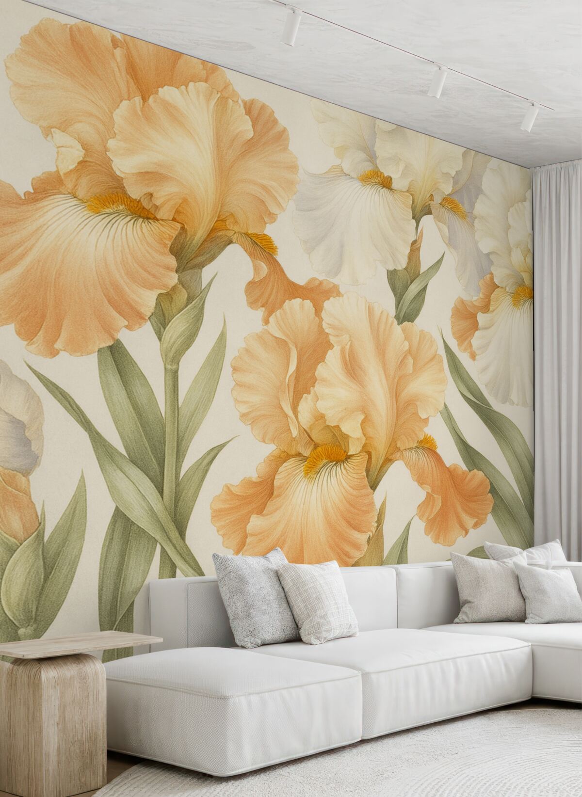 Fototapeta Irysy w delikatnych odcieniach.