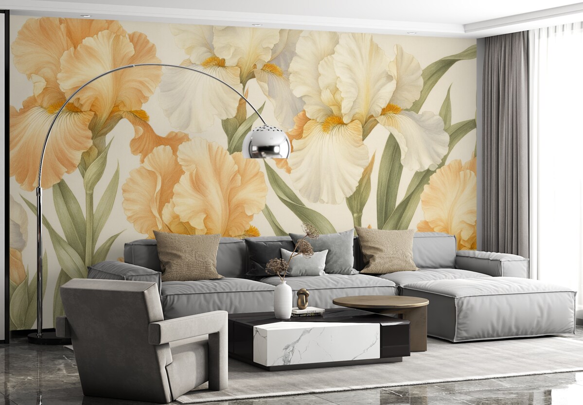 Fototapeta Irysy w delikatnych odcieniach.