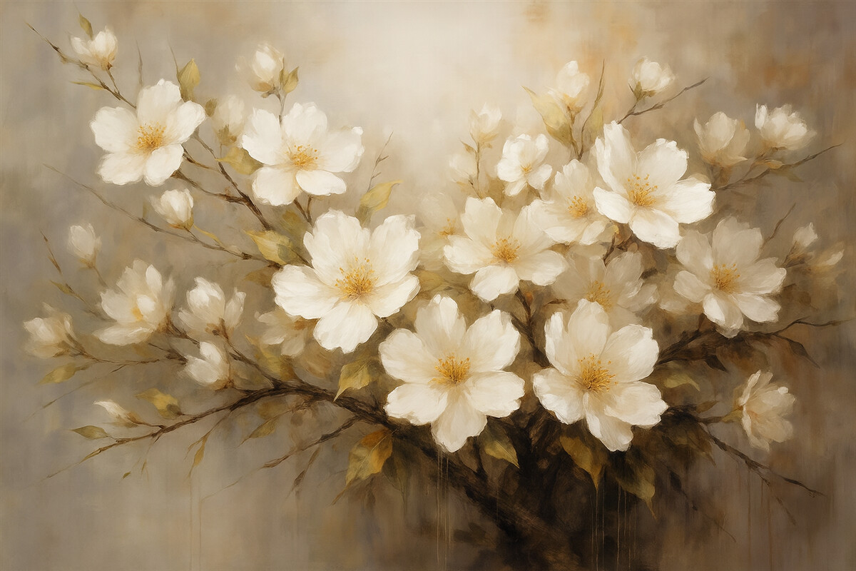 Fototapeta Kwitnąca gałązka.