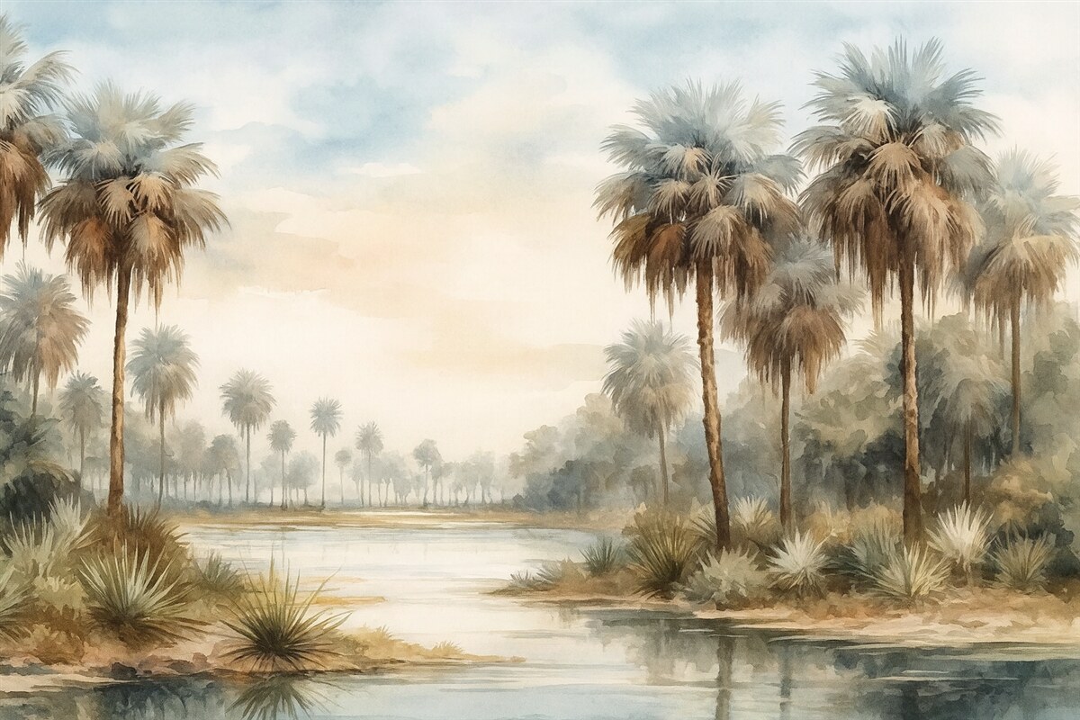 Fototapeta Tropikalny pejzaż.