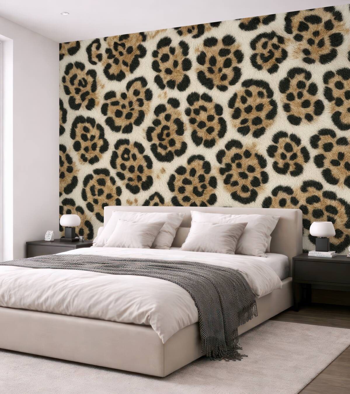 Fototapeta Wzór skóry lamparta.