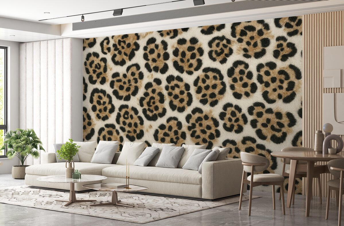 Fototapeta Wzór skóry lamparta.