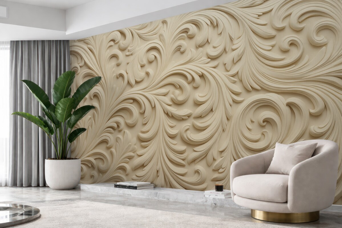 Fototapeta Naśladownictwo płaskorzeźby.