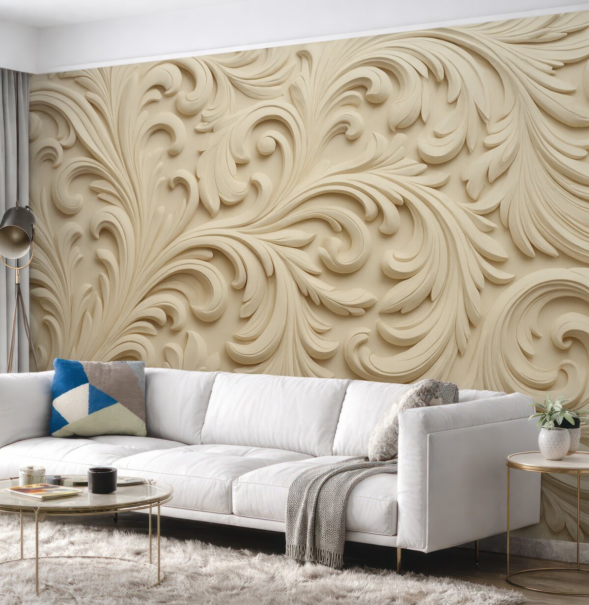 Fototapeta Naśladownictwo płaskorzeźby.