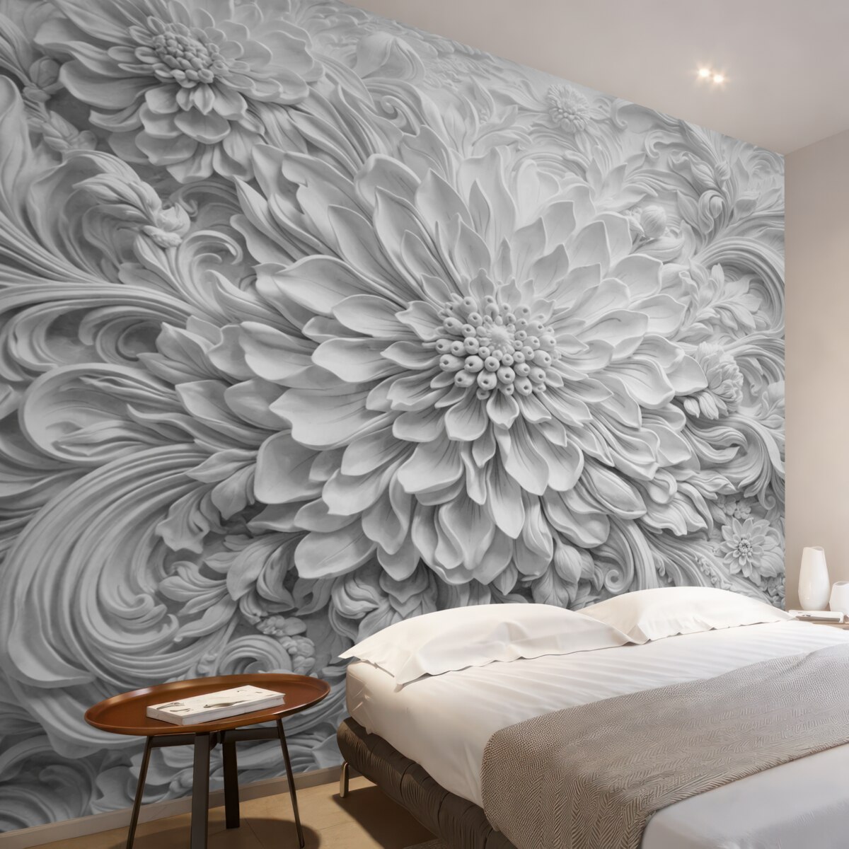 Fototapeta Naśladowanie kształtowania, wielkie kwiaty.