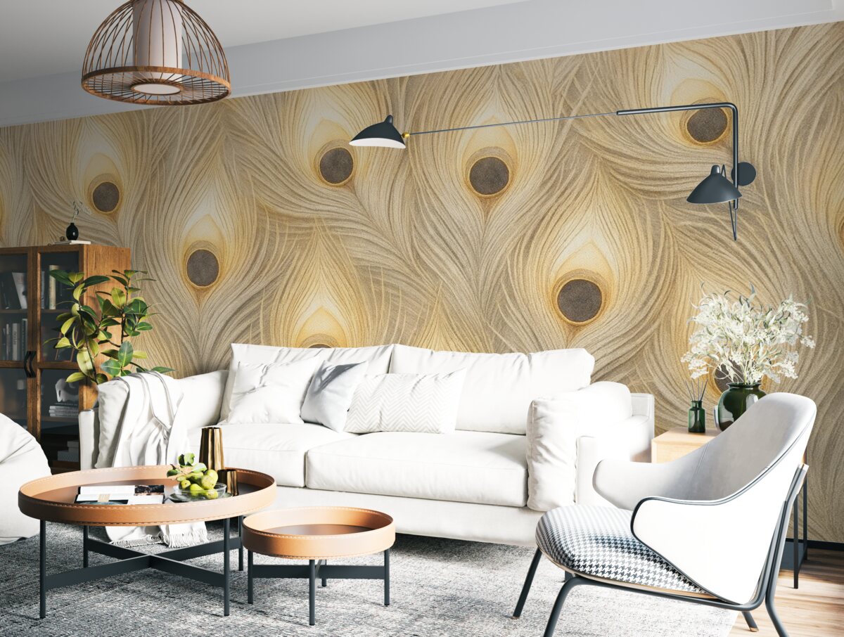 Fototapeta Pawie piórka.