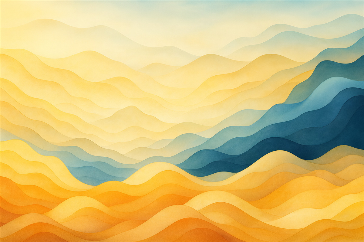 Fototapeta Fale wodne malarskie.