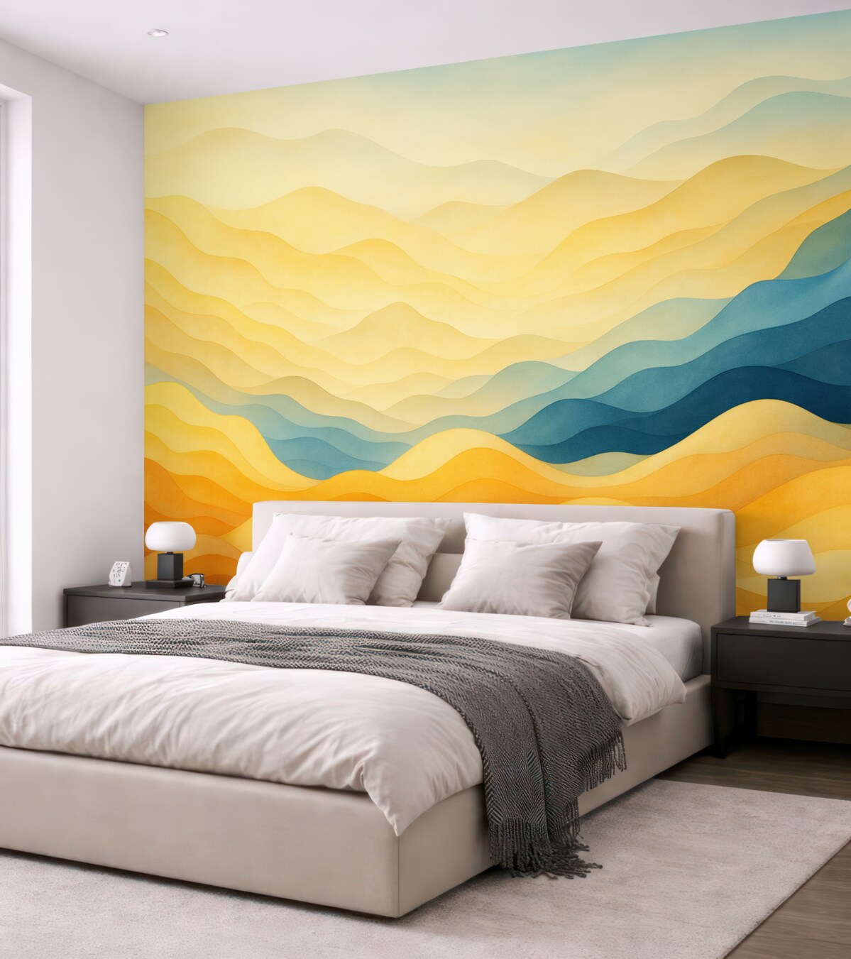 Fototapeta Fale wodne malarskie.