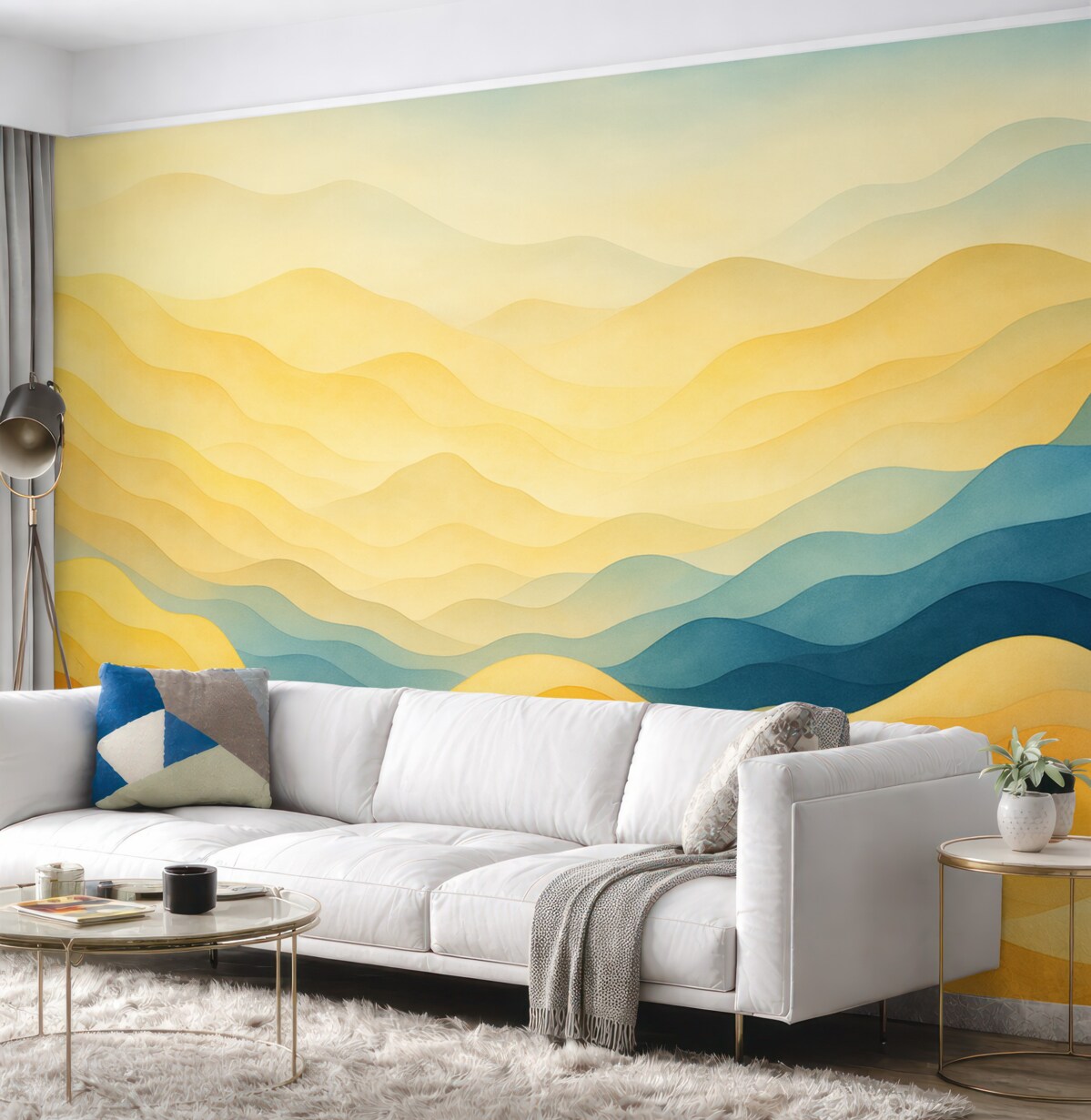 Fototapeta Fale wodne malarskie.