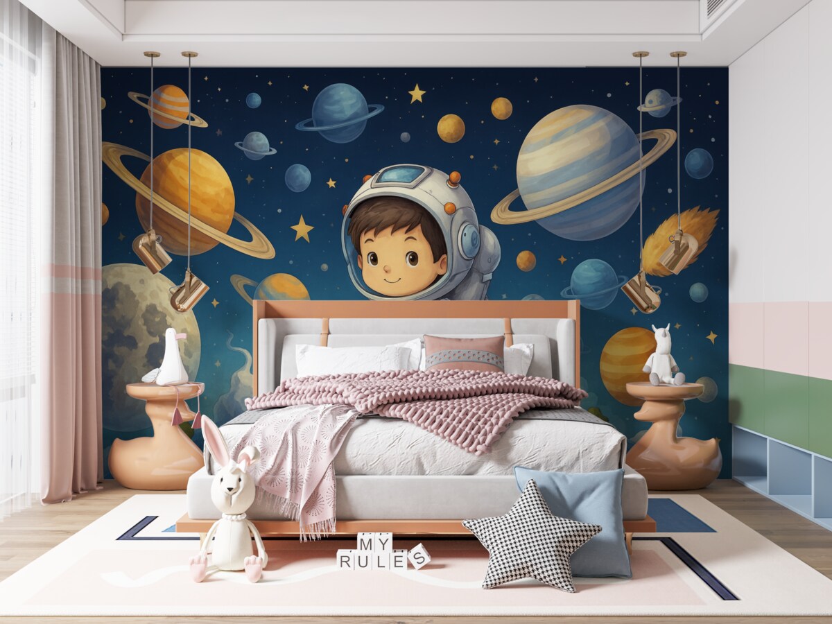 Fototapeta Mały kosmonauta.