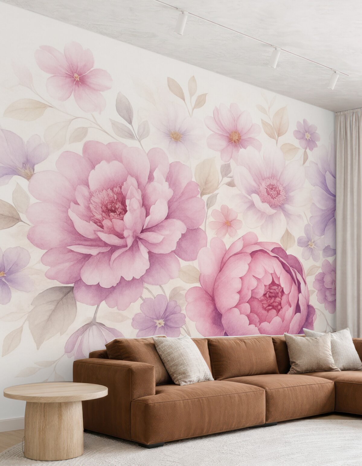 Fototapeta Wielkie różowe kwiaty.