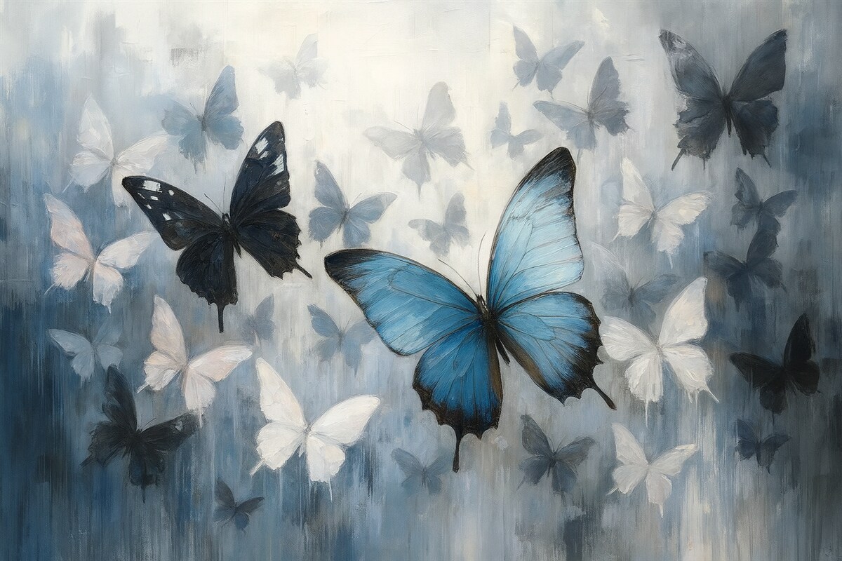 Fototapeta Abstrakcyjne ćmy.