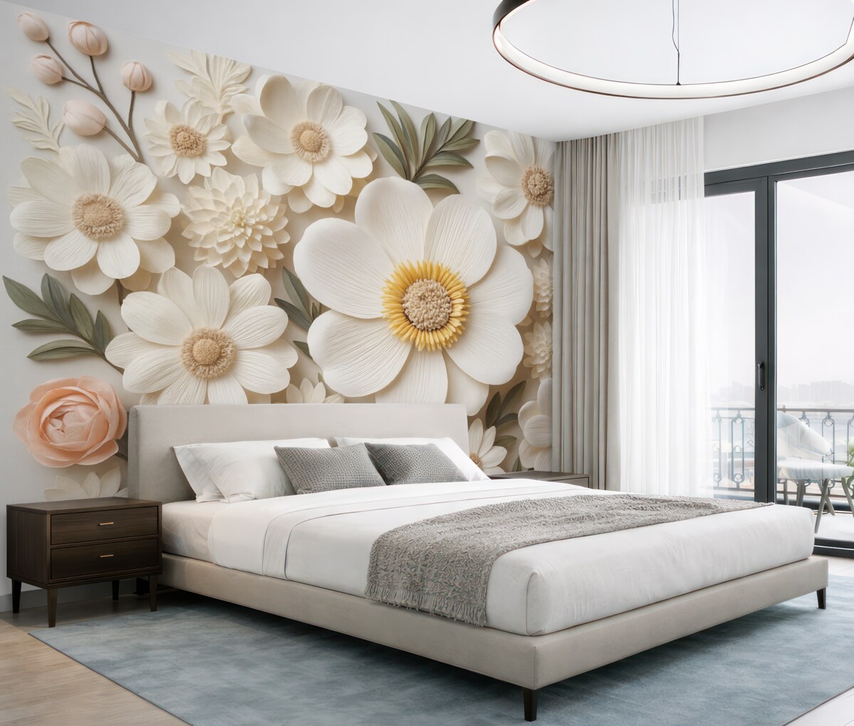 Fototapeta kompozycja florystyczna 3D